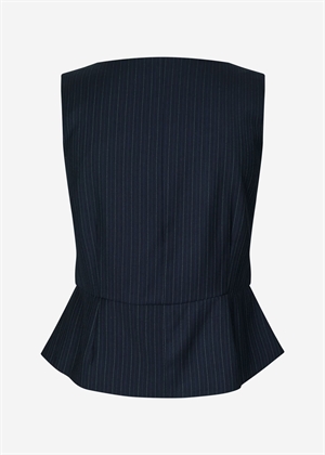 Enfresno vest 7269 Dark Navy Pinstripe Envii